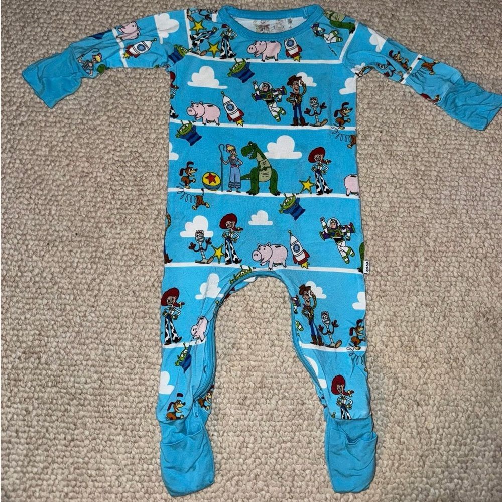 Little Sleepies Blue Toy Story Footie
